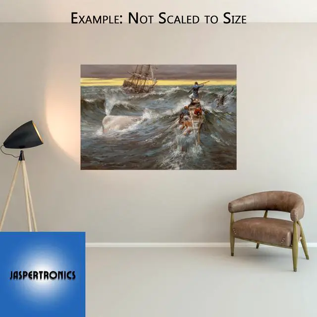 Alt view image 3 of 4 - Moby Dick by Andy Thomas - Paper Limited Edition S/N 300 20x28 - Collectible Literary Art