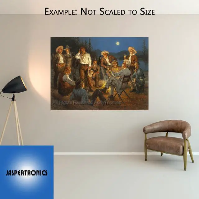 Alt view image 3 of 4 - American Storytellers by Andy Thomas Paper Open Edition 13x17 Featuring Figures like Mark Twain Ernest Hemingway & Norman Rockwell Celebrating The Spirit of American Storytelling