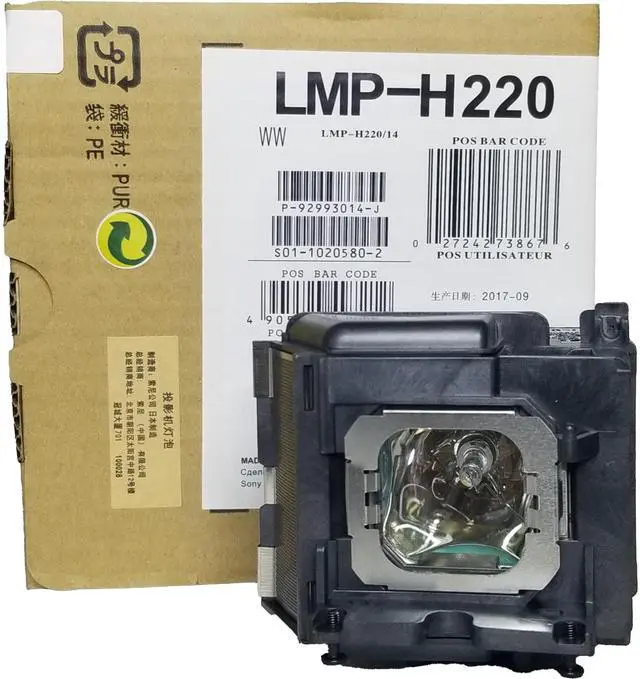 Alt view image 5 of 11 - OEM VPL-VW295ES Projector Lamp & Housing  Replacement with 1-Year Jaspertronics Warranty  High Performance, Reliable, New Lamp in Retail Packaging