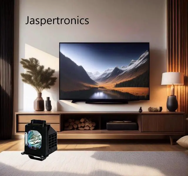 Alt view image 7 of 7 - Jaspertronics OEM Lamp & Housing for The Mitsubishi WD-73842 TV Original Specification and Full Lifespan bulb inside - 240 Day Warranty