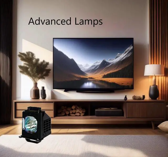 Alt view image 6 of 7 - Advanced Lamps Lamp & Housing for The Mitsubishi WD-73CA1 TV