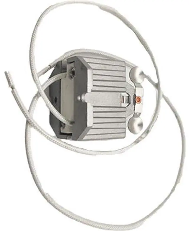 Alt view image 7 of 7 - Jaspertronics GX9.5 GY9.5 Lamp Holder M123 High Power 1200W Heat Resistant Stage Light Socket Aluminum Alloy Base 250V 8A 30cm Cable Compatible w Moving Heads Xenon & Halogen Lamps