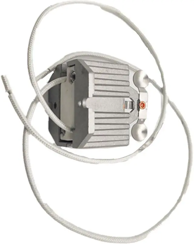 Alt view image 5 of 7 - Jaspertronics GX9.5 GY9.5 Lamp Holder M123 High Power 1200W Heat Resistant Stage Light Socket Aluminum Alloy Base 250V 8A 30cm Cable Compatible w Moving Heads Xenon & Halogen Lamps