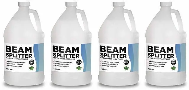 Main image of Froggy's Fog - DS-SP-4PK - Beam Splitter - Professional Water Based Haze Juice - Premium Haze Machine 4-Pack Case Fluid - High Density - Machine 4-Pack Case Fluid