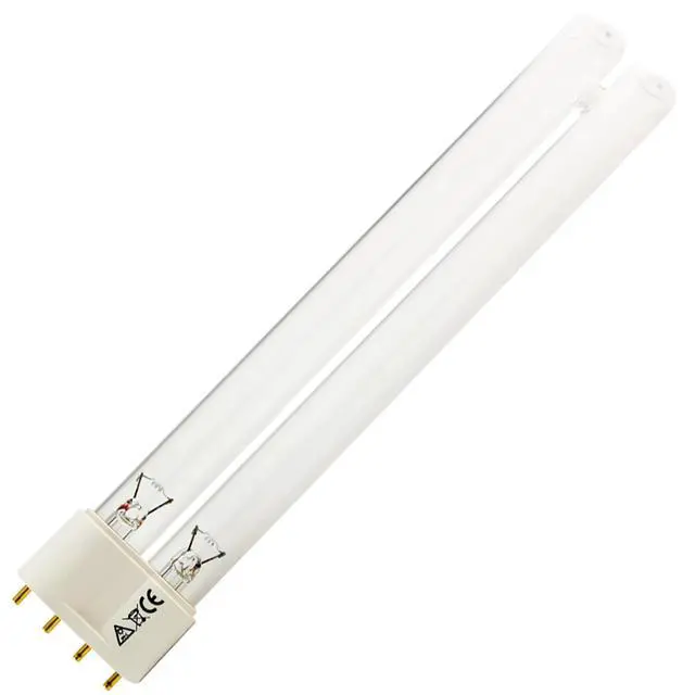 Alt view image 3 of 5 - Ushio America Low Pressure Mercury Arc UV Lamp GPL18K, 3000324, T6 18W, 2G11 Base, 225.0mm, 253.7nm UV-C, Professional Use