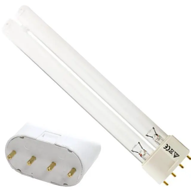 Alt view image 4 of 5 - Ushio America Low Pressure Mercury Arc UV Lamp GPL36K, 3000339, T6 36W, 2G11 Base, 415.0mm, 253.7nm UV-C, Professional Use