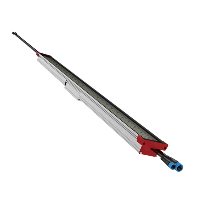 Alt view image 5 of 6 - Jaspertronics DB02 Under Canopy Horticulture LED Grow Light, 150W, 405µmol/s PPF, 2.7µmol/J Efficacy, U2 Spectrum, IP66, 120-277V AC, Daisy Chain Ready