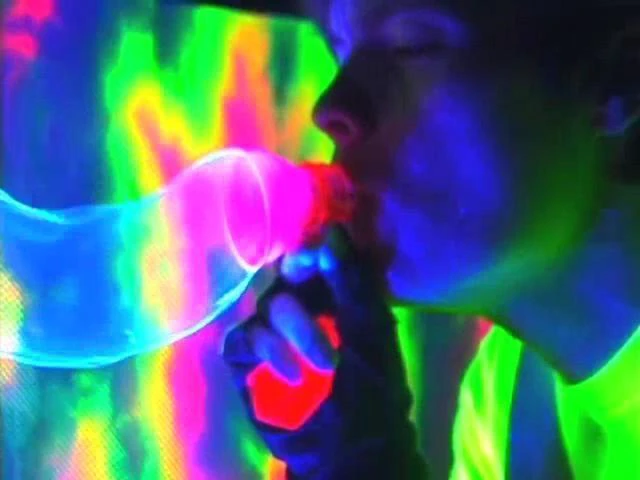 Alt view image 3 of 4 - Froggy's Fog - TB-BL-4PK - Tekno Bubbles - BLUE UV Blacklight Reactive - Machine 4-Pack Case Fluid