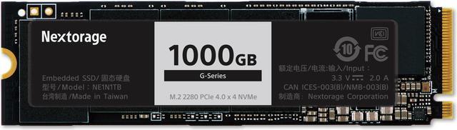 Nextorage Japan 1TB NVMe M.2 2280 PCIe Gen.4 Internal SSD Read Speed up to