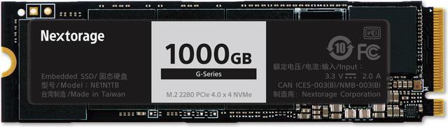 Nextorage Japan 1TB NVMe M.2 2280 PCIe Gen.4 Internal SSD Read 