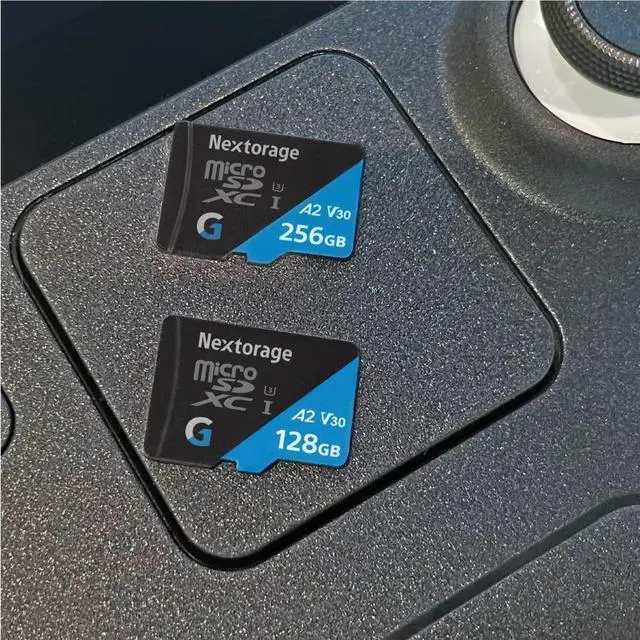 Alt view image 7 of 7 - Nextorage G-Series 256GB A2 V30 CL10 Micro SD Card, microSDXC Memory Card for Nintendo-Switch, Steam Deck, Smartphones, Gaming, Go Pro, 4K Video, UHS-I U3, up to 100MB/s, with Adapter