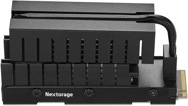 Nextorage X series 2TB NVMe2.0 M.2 2280 SSD PCIe Gen5x4 with Heatsink 3D  TLC 1400TBW with Maximum Transfer Speed Read 12,400MB/s Write 11,800MB/s