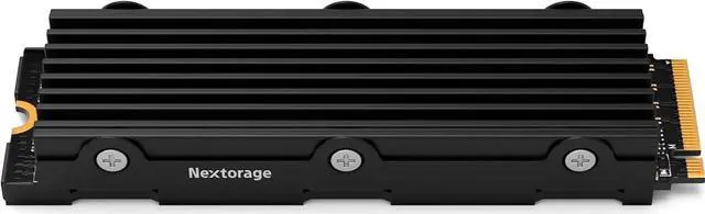 Main image of Nextorage 4TB Internal SSD compatible with PS5/PS5 slim/PS5 Pro and PC M.2 2280 with Heatsink PCIe Gen4.0 NVMe NEM-PAB4TB/N SYM Maximum Transfer Rate Read: 7200MB/s, Write: 6200MB/s Solid State Drive