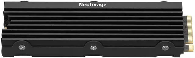 Main image of Nextorage 4TB Internal SSD compatible with PS5/PS5 slim/PS5 Pro and PC M.2 2280 with Heatsink PCIe Gen4.0 NVMe NEM-PAC4TB/N SYM Maximum Transfer Rate Read: 7400MB/s, Write: 6400MB/s Solid State Drive