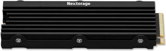 Main image of Nextorage Japan 4TB NEM-PAC PlayStation 5 SSD, M.2 NVMe with Heatsink, Up to 7400MB/s, comaptible with PlayStation 5 Consoles, PCIe Gen4 Internal Solid State Drive, NEM-PAC4TB/N SYM