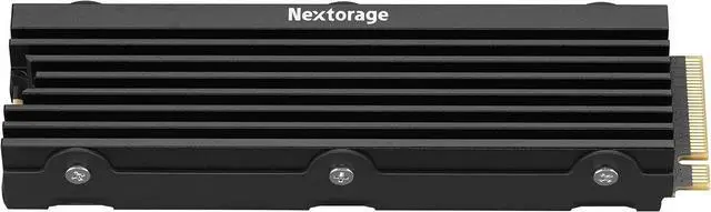Nextorage Japan 2TB NEM-PAC PlayStation 5 SSD, M.2 NVMe with Heatsink, Up to 7400MB/s, comaptible with PlayStation 5 Consoles, PCIe Gen4 Internal Solid State Drive, NEM-PAC2TB/N SYM