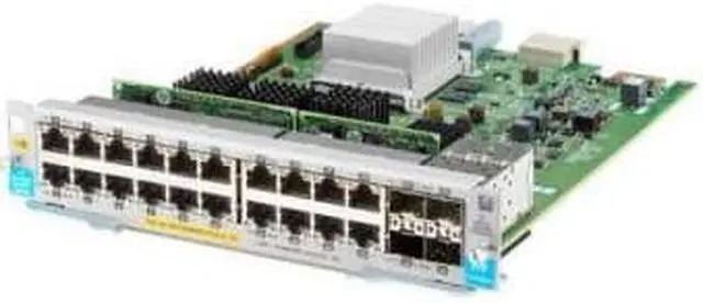 Alt view image 2 of 3 - HPE - expansion module J9990A - Gigabit Ethernet (PoE+) x 20 + Gigabit Ethernet / 10 Gigabit SFP+ x 4