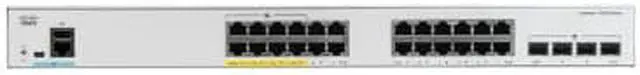 Main image of C1000-24FP-4G-L  1000 Series Switches
24x 10/100/1000 Ethernet PoE+ ports and 370W PoE budget, 4x 1G SFP uplinks