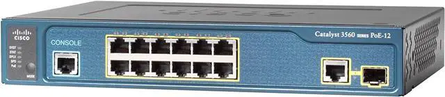 Main image of WS-3560CX-12PC-S Network Switch, 12 Gigabit Ethernet (GbE)  (WS-C3560CX-12PC-S)