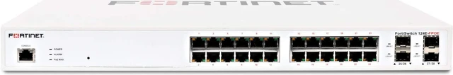 Alt view image 2 of 2 - Fortinet FortiSwitch 124F-FPOE Ethernet Switch - 24 Ports - Manageable - 2 Layer Supported(FS-124F-FPOE)