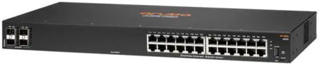 Alt view image 3 of 3 - HPE Aruba 6000 24G 4SFP Switch - switch - 24 ports - managed - rack-mountable