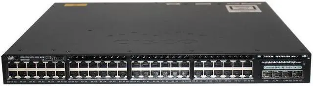 Alt view image 2 of 2 - Catalyst WS-C3650-48FD-L - switch - 48 ports - managed - rack-mountable