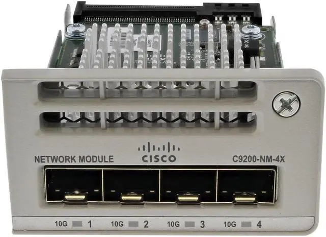 Alt view image 2 of 2 - Catalyst 9200 Series Network Expansion Module - C9200-NM-4X=