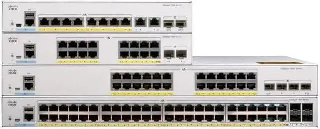 Alt view image 2 of 3 - Catalyst 1000-8FP-E-2G-L - switch - 8 ports - managed - rack-mountable