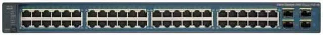 Alt view image 3 of 6 - Catalyst 3650V2-48FS-S - switch - 48 ports - managed - rack-mountable