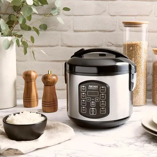 Alt view image 5 of 5 - Aroma Housewares ARC-954SBD Rice Cooker, 4-Cup Uncooked 2.5 Quart, Professional Version