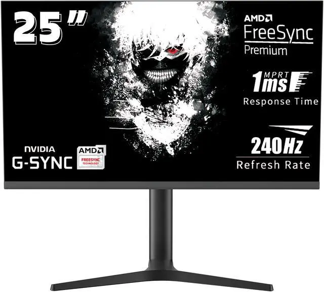 Main image of 24.5 inch Gaming Monitor 240Hz 1ms MPRT Full HD 126% sRGB 350cd/m² Brightness FreeSync black