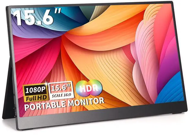 Main image of ReHisk 15.6 inch IPS Portable Monitor 1080P Computer monitor HDR laptop monitor extender for PC Phone Xbox PS4 Switch with USB-C HDMI Smart Cover Built-in Speaker Second screen
