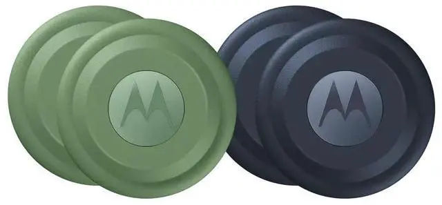 Alt view image 2 of 5 - Moto Tag (XT2445-1) Battery Powered Item Finder, 4-Pack - (2X Blue, 2X Green)