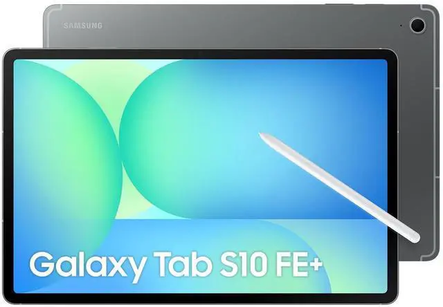 Main image of Samsung Galaxy Tab S10 FE+ 5G Ai GSM Model (Unlocked Only for Latin America Market) SM-X626 13.1" 13MP Camera 10,090 mAh with Pen (Gray SM-X626BZAATPA, 128GB + 8GB)