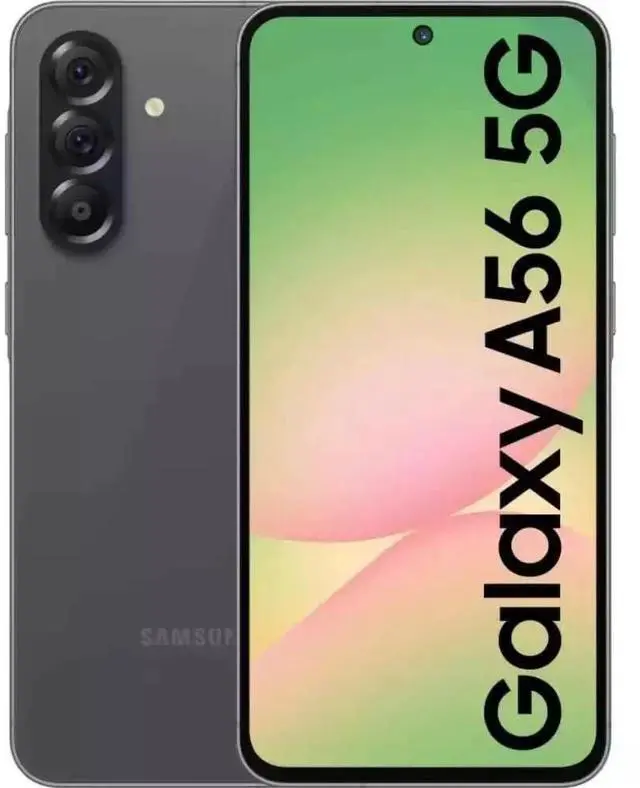 Alt view image 8 of 9 - Samsung Galaxy A56 5G 128GB Dual Sim, International Model (Brand New), SM-A556E/DS Awesome Graphite