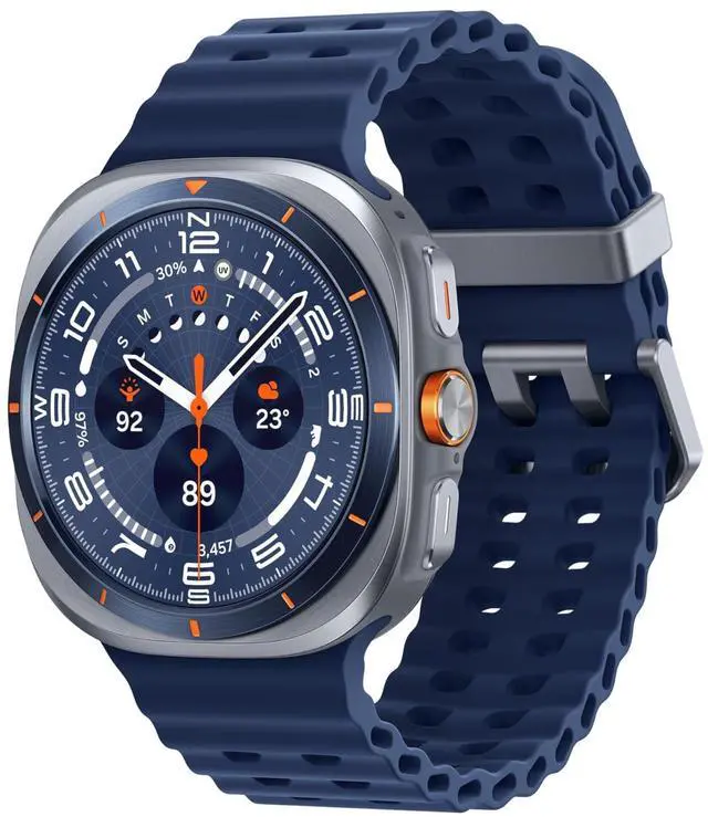 Main image of Samsung Watch 7 Ultra 2025 LTE Ai (47mm) SM-L705F Latino Version (Tmobile Mint Tello & Global), Rate Tracking, Sleep Fitness Tracker, GPS (Titanium Blue/Blue Band SM-L705FZB1GTO)