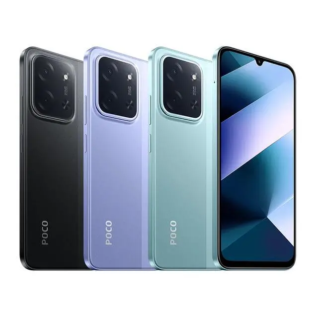Alt view image 2 of 7 - XIAOMI Poco C85 4G LTE (Compatible with Tmobile Tello Mint Metro & Global) Unlocked Dual SIM 6.9" 50MP Model 25078PC3EG International Version (256GB+8GB, Black)