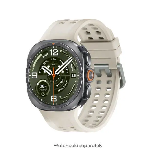 Alt view image 5 of 6 - Samsung Official Marine Band For Galaxy Watch Ultra2 / Watch Ultra S/M/L (Mocha)