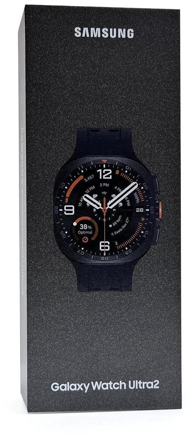 Main image of Samsung Galaxy Watch Ultra2 (2026) 47mm LTE Smartwatch, Titanium Casing, Advanced Sleep Coaching, Running Coach, Energy Score, Heart Rate Tracking, GPS - (Black)