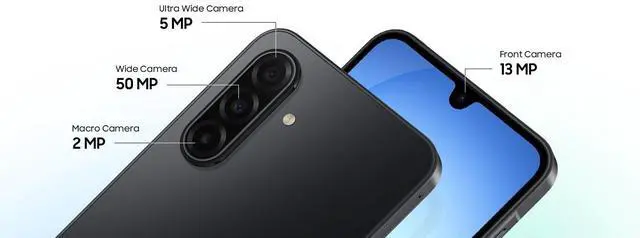 Alt view image 7 of 7 - Samsung Galaxy A17 5G Ai (256GB + 8GB) Unlocked (Compatible with T-Mobile Mint Tello & Global) SM-A176B/DS Dual Sim Warranty Latin America 6.7" 50MP Triple (Black SM-A176BZKQGTO)