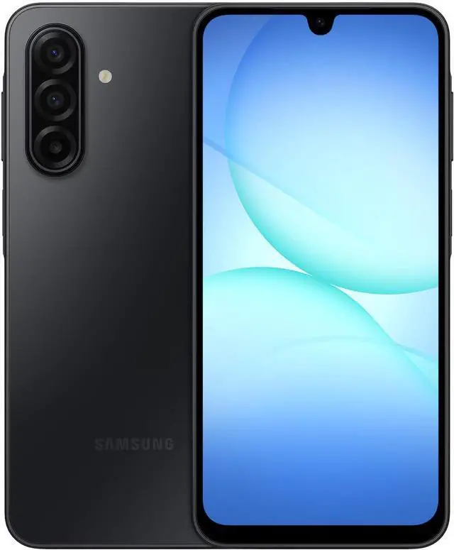 Main image of Samsung Galaxy A17 5G Ai (128GB + 4GB) Unlocked (Compatible with T-Mobile Mint Tello & Global) SM-A176B/DS Dual SIM / 6.7" 50MP Triple - (Black)