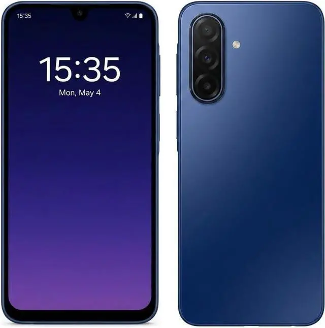 Main image of Samsung Galaxy A17 5G Ai (128GB + 4GB) Unlocked (Compatible with T-Mobile Mint Tello & Global) SM-A176B/DS Dual SIM / 6.7" 50MP Triple - (Blue)