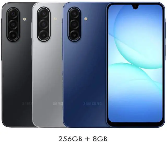 Alt view image 5 of 7 - Samsung Galaxy A17 5G Ai (256GB + 8GB) Unlocked (Compatible with T-Mobile Mint Tello & Global) SM-A176B/DS Dual Sim Warranty Latin America 6.7" 50MP Triple (Blue SM-A176B/DS)