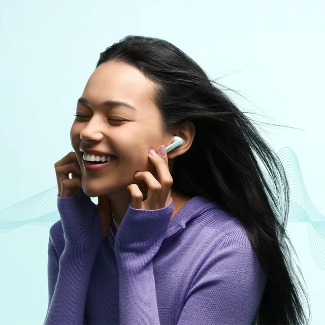 Alt view image 6 of 6 - Xiaomi Redmi Buds 6 Dual Mic Fast Pair LDAC, Up to 49dB Active Noise Cancellation, Compatible with Android iPhone or Any Bluetooth Device 42hrs Music (Cloud White)