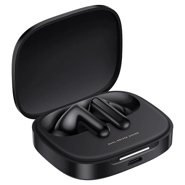 Alt view image 4 of 6 - Xiaomi Redmi Buds 6 (Global Version) TWS Earphone, 49dB Active Noise Cancellation Headset, Built-in immersive 360°Surround Sound, 42 Hours Long Battery Life, Type-C Bluetooth 5.4 -Black