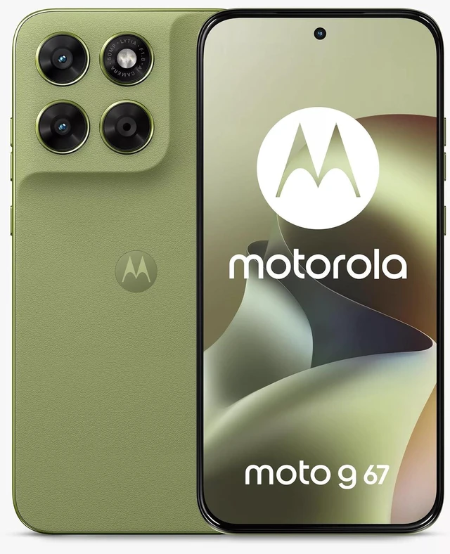 Main image of Motorola Moto G67 5G Ai (Tmobile Mint Tello & Global) (256GB+4GB) eSIM NFC IP64 Rugged 50MP Triple Cam Dual Sim 6.78" XT2621-1 Latino American Version (Nile)