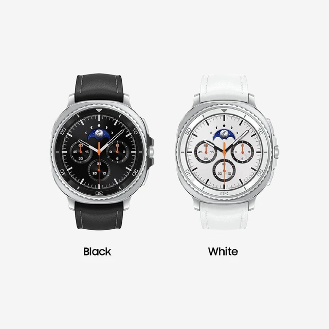 Alt view image 3 of 7 - Samsung Galaxy Ai Watch 8 Classic Latin American Version SM-L500NZ (46mm) Bluetooth Wellness Tips Heart Rate Sleep to Workout Fitness Tracker (Silver Black Band SM-L500NZKALTA)