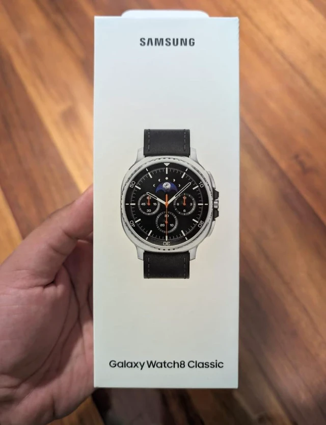 Alt view image 2 of 7 - Samsung Galaxy Ai Watch 8 Classic Latin American Version SM-L500NZ (46mm) Bluetooth Wellness Tips Heart Rate Sleep to Workout Fitness Tracker (Silver Black Band SM-L500NZKALTA)