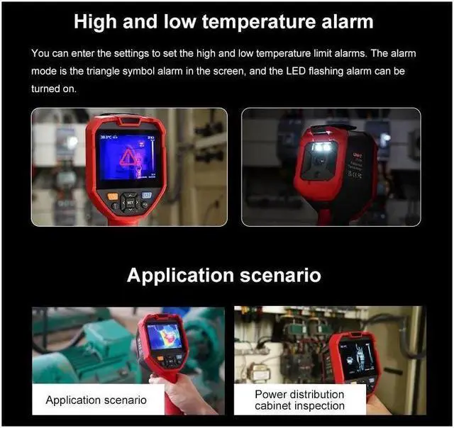 Alt view image 6 of 7 - UNI-T UTi320E  Infrared Thermal Imager High Resolution Handheld Thermal Camera PCB Circuit Floor Heating Detection