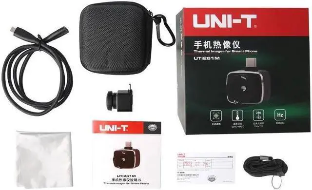 Alt view image 2 of 6 - UNI-T UTi261M Infrared Thermal Imager 256X192 Pixels PCB Circuit Fault Testing Tool 25Hz Android Type-C Mobile Thermal Camera